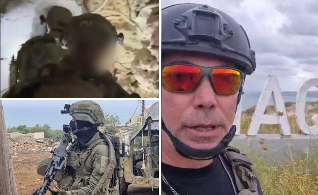עם הלוחמים בגזרה (צילום: שי לוי)