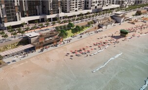 התכנית לחידוש חוף בת ים (הדמיה: דני לזר אדריכלים)