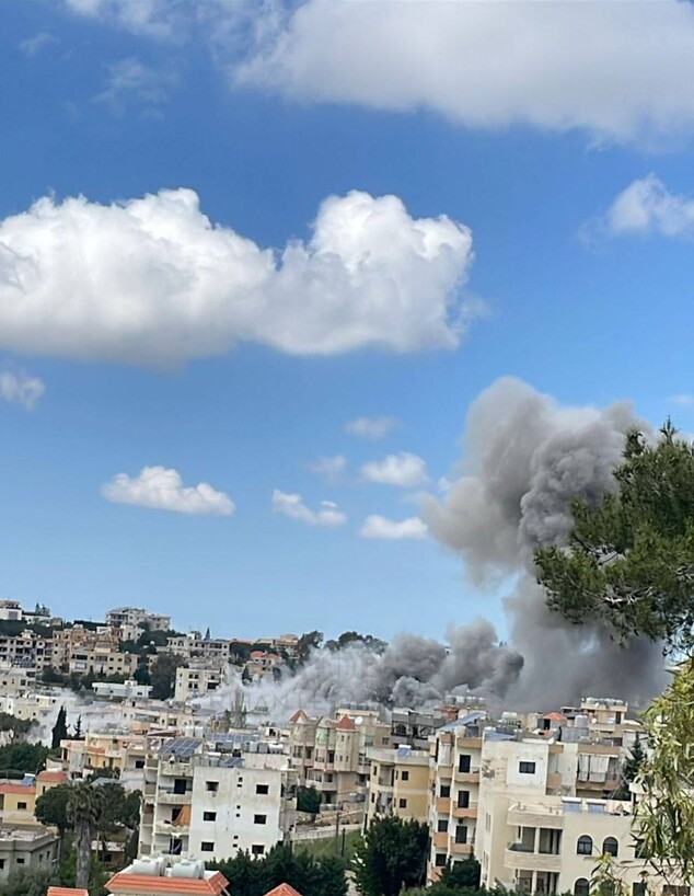 תקיפות ישראליות בכפר ג'וז, דרום לבנון תקיפות ישראליות בכפר ג'וז, דרום לבנון