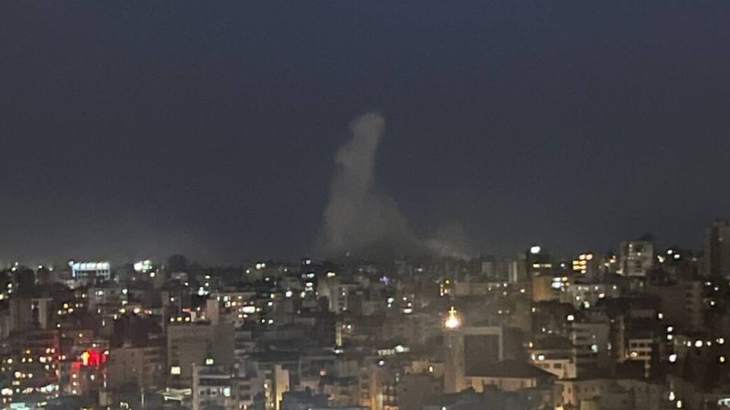 תיעוד מהתקיפות בדאחיה