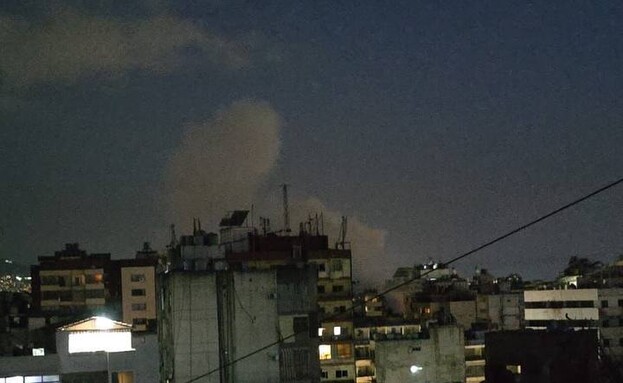 תיעוד מהתקיפות בדאחיה