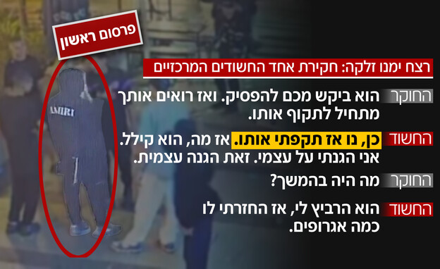 ההודאה של אחד החשודים המרכזים ברצח ימנו זלקה ההודאה של אחד החשודים המרכזים ברצח ימנו זלקה