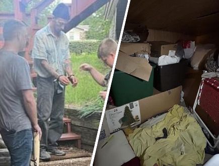 האוכל נעלם מהמטבח – ואז המשפחה גילתה גבר שחי במרתף הבית