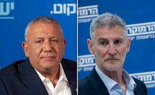 יאיר גולן, גדי איזנקוט (צילום: יונתן זינדל, פלאש 90)