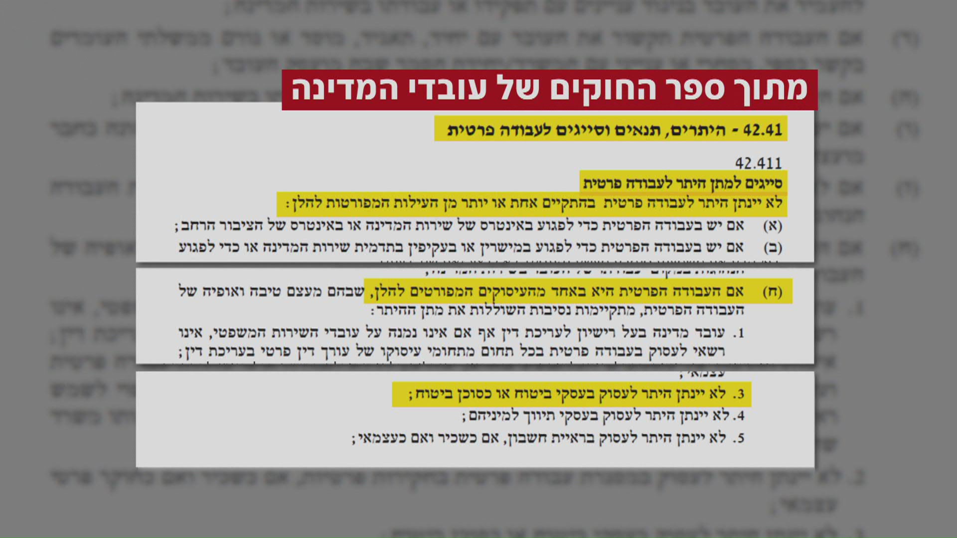 מתוך ספר החוקים של עובדי המדינה מתוך ספר החוקים של עובדי המדינה