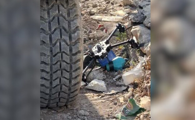 רחפן נפץ ששוגר נגד כוחות צה"ל נפל סמוך לכוחותינו