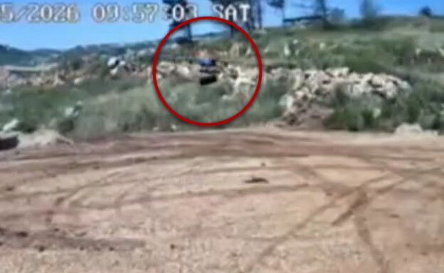תיעוד של רחפן נפץ בשטח ישראל