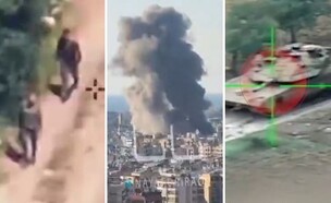 האירועים מעבר לגבול (צילום: רשתות חברתיות לפי סעיף 27 א', דובר צה"ל)