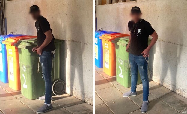 החשוד בהתערטלות בתל אביב