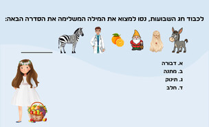 חידה לקראת שבועות (איור: הפרופסור הלא המפוזר)