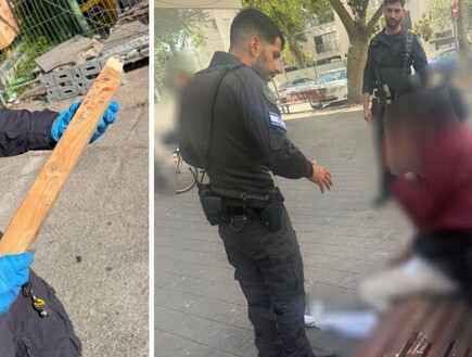אירוע מזעזע בתל אביב: בן 78 הותקף עם קרש, מצבו בינוני