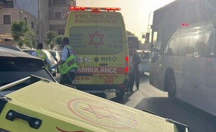 הזירה בביתר עילית (צילום: צוות הצלה)