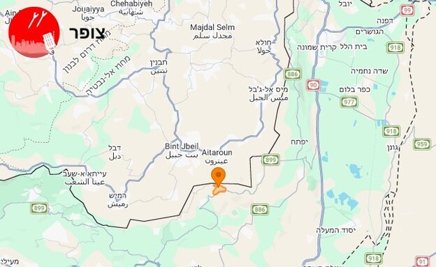 מפת האזעקות