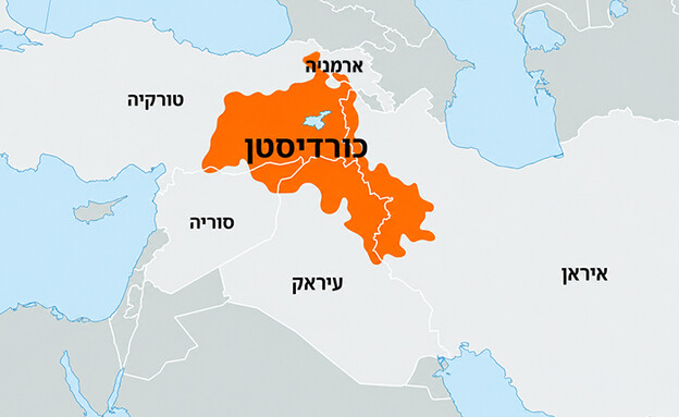 מפת כורדיסטן