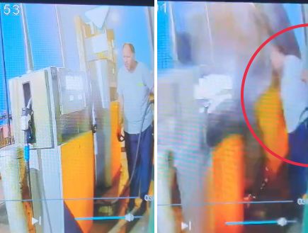 נס בקריות: משאית דהרה לתוך תחנת דלק – וכמעט מחצה נהג שתדלק במקום