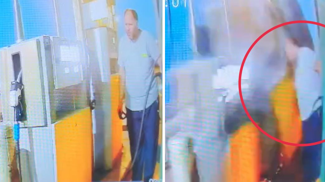 נס בקריות: משאית דהרה לתוך תחנת דלק – וכמעט מחצה נהג שתדלק במקום