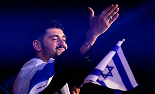 נועם בתן, חצי גמר אירוויזיון 2026 (צילום: Tobias SCHWARZ / AFP via Getty Images)