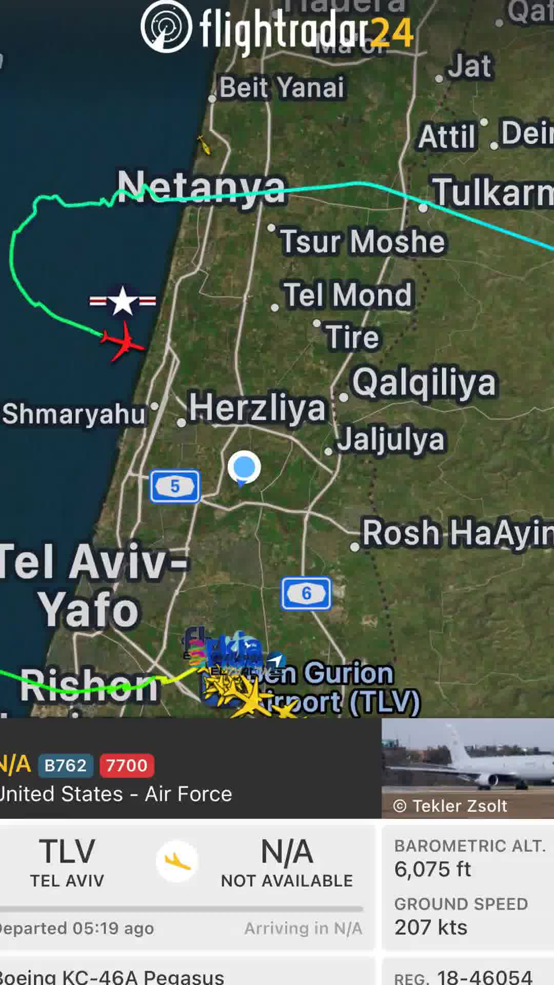 כוננות נחיתת חירום בנתב"ג: מתדלק אמריקאי הכריז מצב חירום לאחר כחמש שעות באוויר