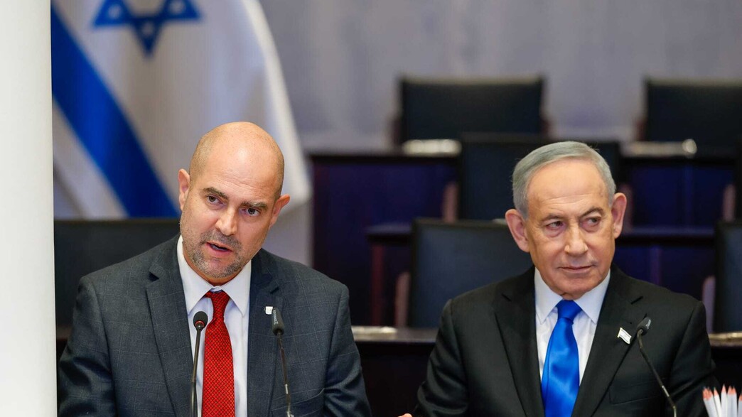 רה"מ בנימין נתניהו ויו"ר הכנסת אמיר אוחנה רה"מ בנימין נתניהו ויו"ר הכנסת אמיר אוחנה