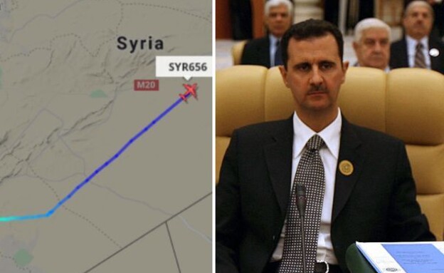 תעלומת הבריחה של אסד (צילום: AWAD AWAD/AFP via Getty Images)
