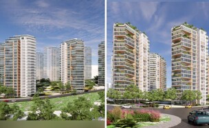 מתחמי החרוד” ו”החמניות” בנוף הגליל (הדמיה: אור פישביין אדריכלים)
