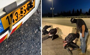 העבריינים שנעצרו בדרך לניסיון חיסול