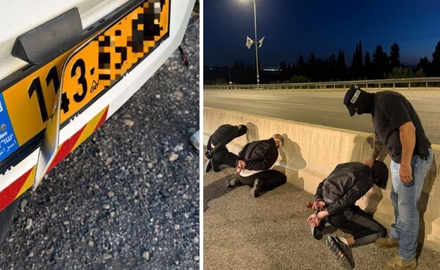 העבריינים שנעצרו בדרך לניסיון חיסול