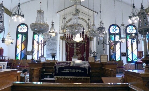 פנים בית כנסת מלייה ספרד פנים בית כנסת מלייה ספרד