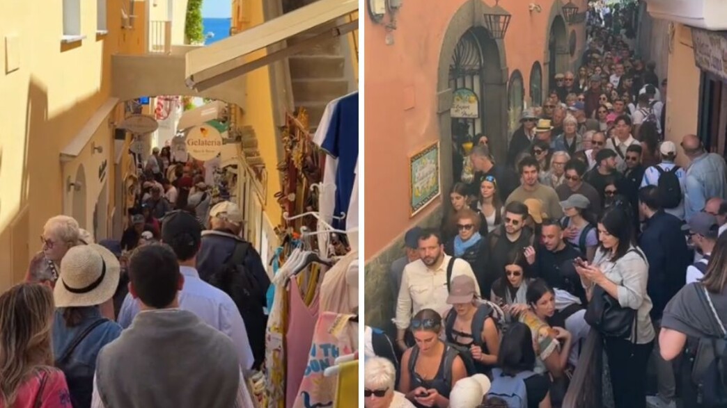 עומס תיירים באמלפי עומס תיירים באמלפי