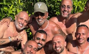 אושר כהן שבת חתן אייל גולן (צילום: instagram)