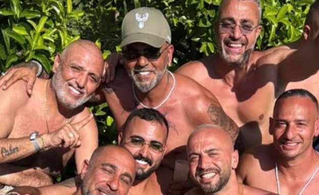 אושר כהן שבת חתן אייל גולן (צילום: instagram)