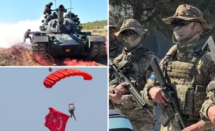 הכוחות בפעולה (צילום: מתוך תיעוד שעלה ברשתות החברתיות, שימוש לפי סעיף 27א' לחוק זכויות יוצרים)