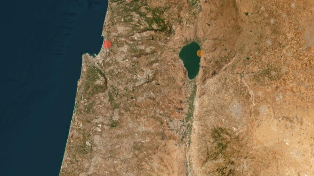 רעידת אדמה הורגשה באזור הכנרת