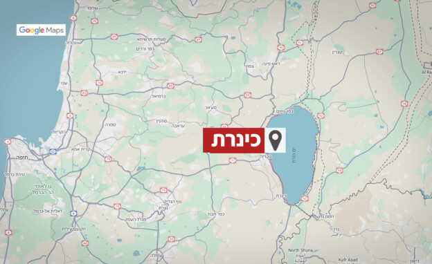 מפת הכינרת מפת הכינרת