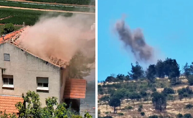 פגיעות של רחפני נפץ בצפון פגיעות של רחפני נפץ בצפון