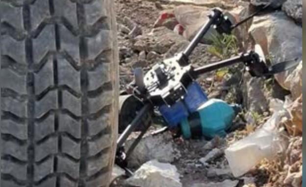 רחפן נפץ ששוגר נגד כוחות צה"ל נפל סמוך לכוחותינו