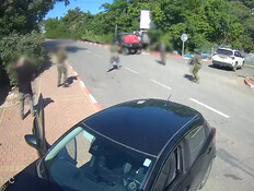רדפו אחרי רחפן ברגל: תיעוד דרמטי מהמושב בגבול לבנון
