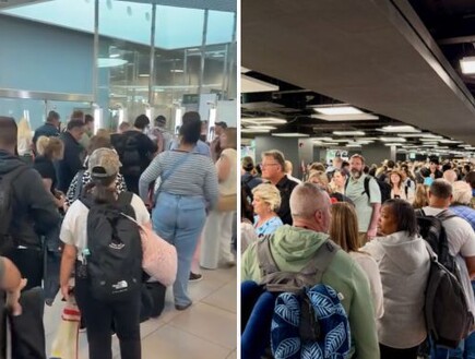 הכאוס באירופה נמשך: "נוסעים עומדים בתורים במשך שעות בזמני עומס"
