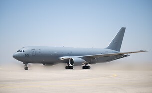 מטוס התדלוק החדיש KC-46A, "גדעון" (צילום: דובר צה"ל)