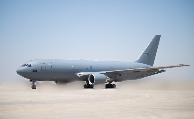 מטוס התדלוק החדיש KC-46A, "גדעון" (צילום: דובר צה"ל)