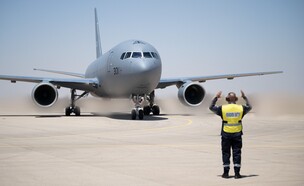 מטוס התדלוק החדיש KC-46A, "גדעון" (צילום: דובר צה"ל)