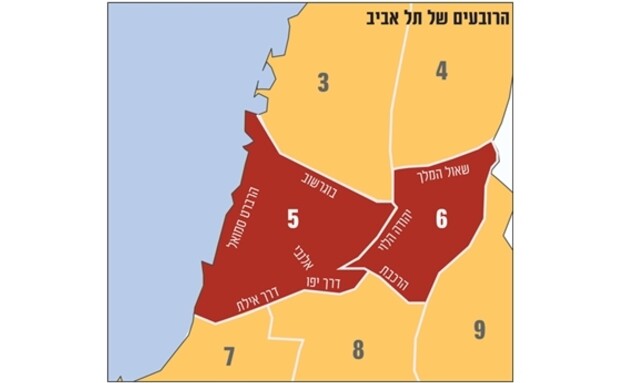 רובעים תל אביב רובעים תל אביב