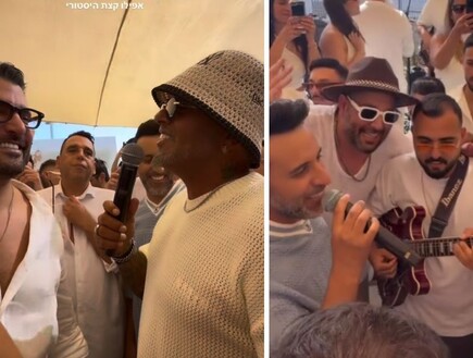 מפגש פסגה: אייל גולן, אושר כהן, משה פרץ ודודו אהרון בביצוע משותף בחגיגות יום ההולדת של מירן בוזגלו