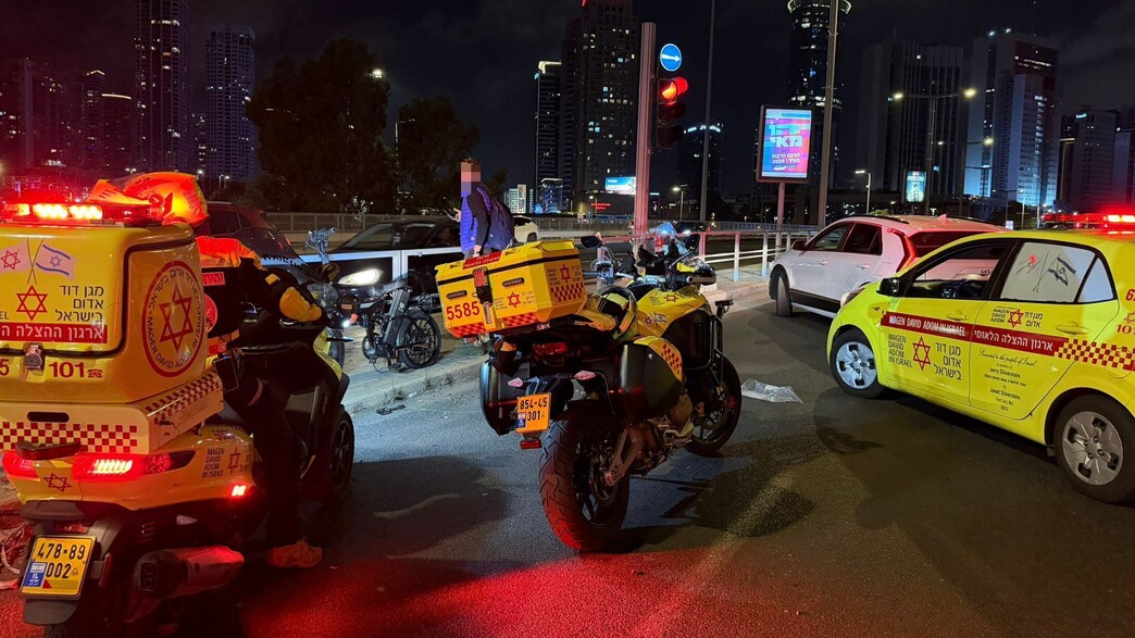 זירת התאונה בכביש 44 זירת התאונה בכביש 44