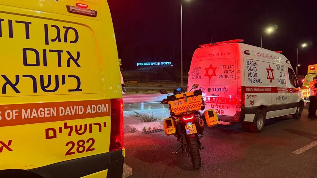 זירת הפיגוע בגוש עציון זירת הפיגוע בגוש עציון