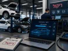 המכוניות החדשות בישראל חוזרות יותר למוסך