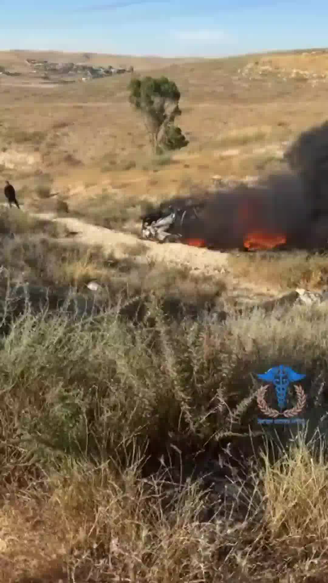 שני אנשים נהרגו בפיצוץ רכב בצומת גורל שבכביש 40 בדרום