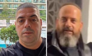 מימין: ראש ארגון הפשע שמוליק הרוש והקבלן אליהו יתח