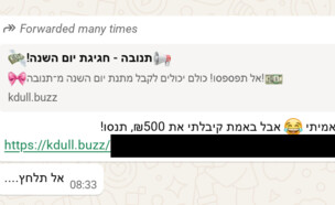 הודעת התחזות תנובה