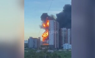 תיעוד מתקיפה אוקראינית הבוקר בסנקט פטרבורג
